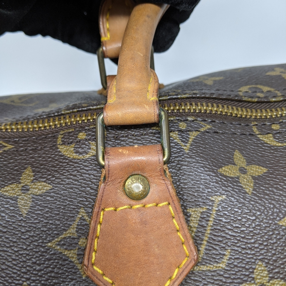 Louis Vuitton Brown Monogram Canvas Speedy Top-Handle Tote - Picture 13 of 15